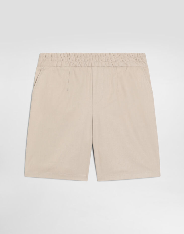 Dolce & Gabbana Cotton gabardine bermuda shorts Green L44Q29FUFNV