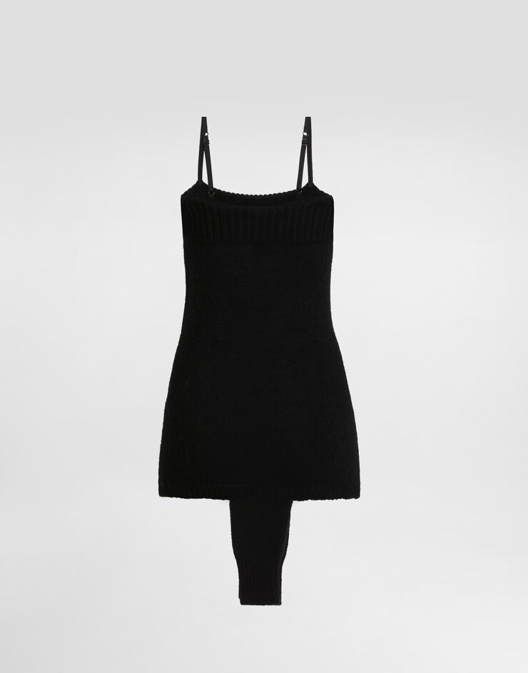 Dolce & Gabbana Wool blend tank top Black FXT72TJGME2