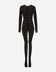 Dolce&Gabbana Lace jumpsuit Black F6DIBTGDB2M