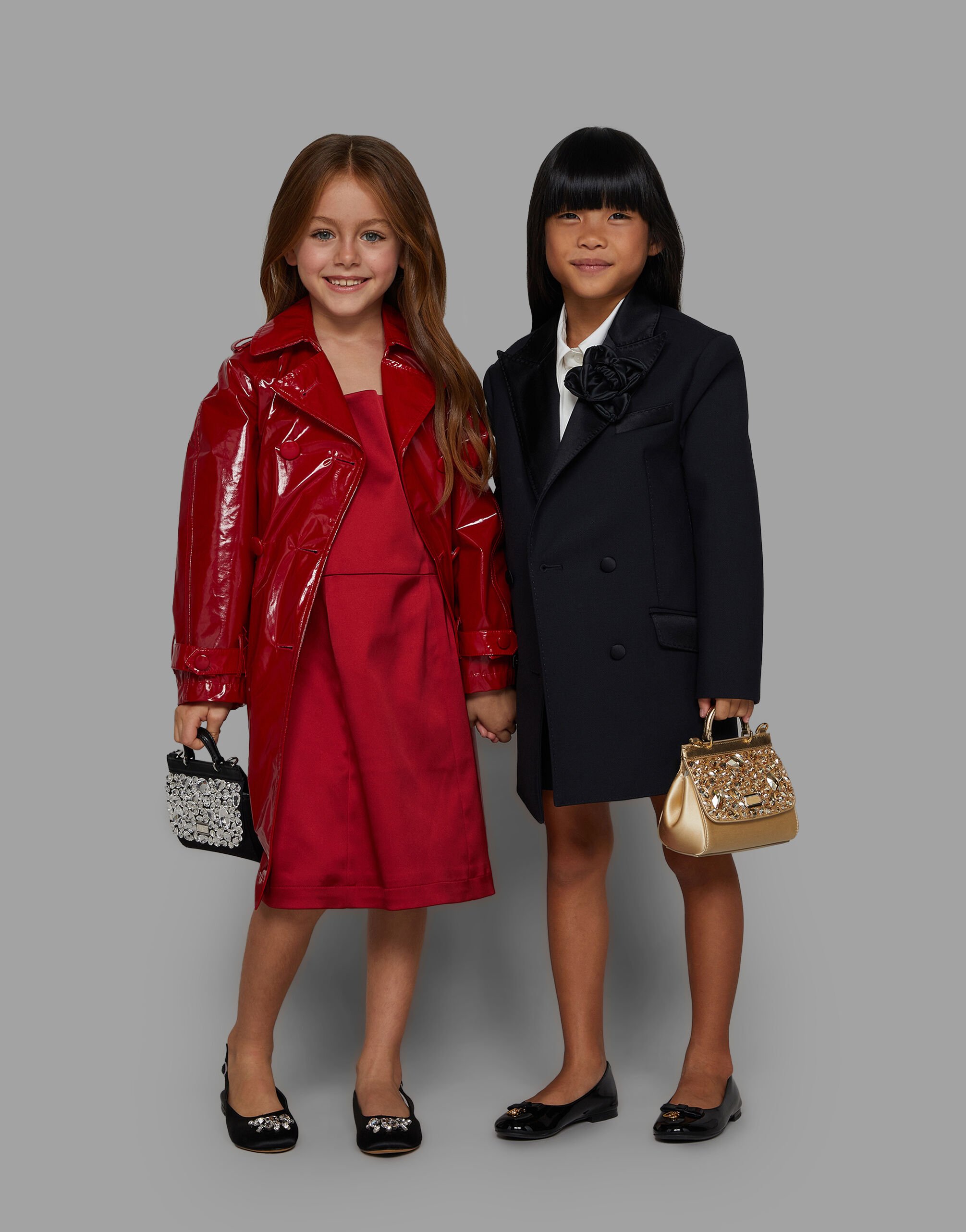 Red trench coat for girls on sale
