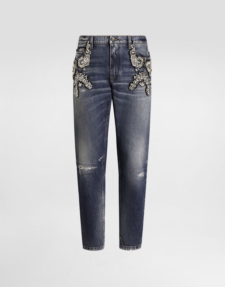 Dolce & Gabbana Denim trousers Multicolor GYJDAZG8OK1