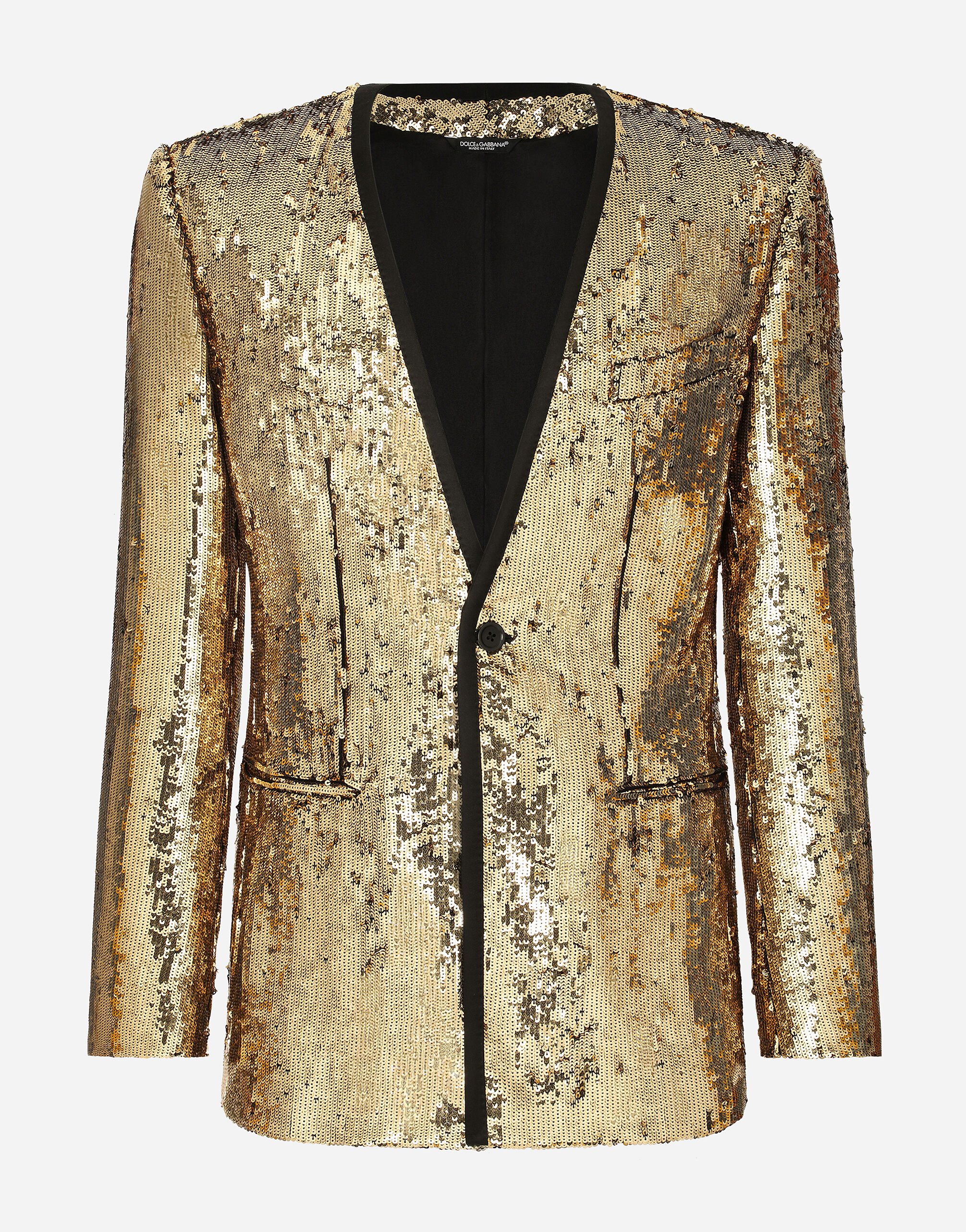 Dolce & Gabbana Sequined Sicilia-fit jacket Multicolor G2RW2TFJOC8