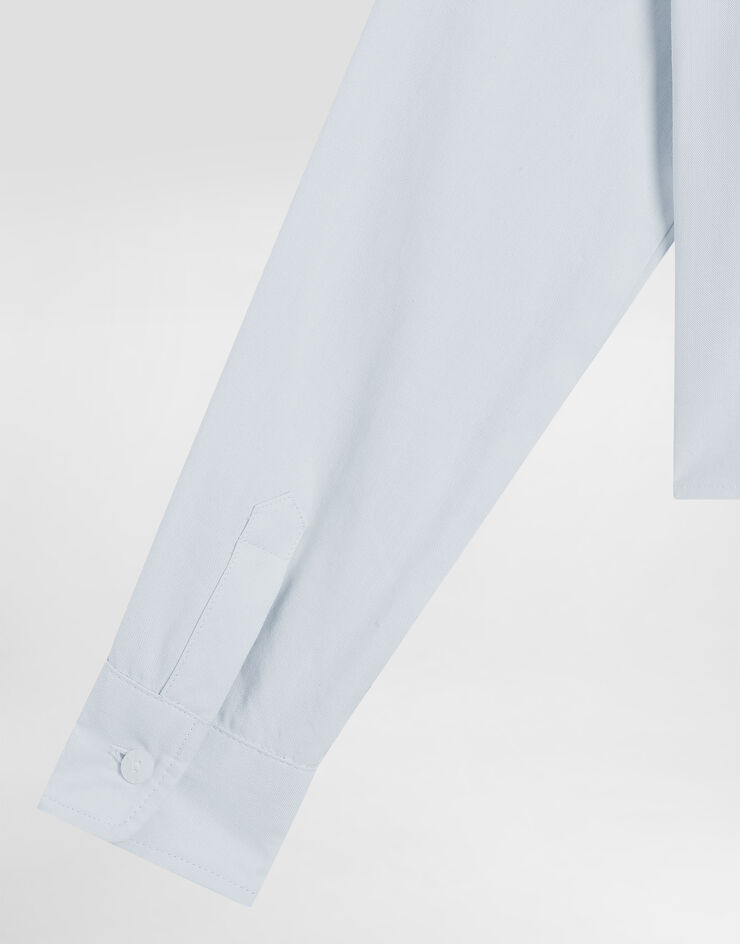 Dolce & Gabbana Oversized cotton shirt Grey L56S35FU609