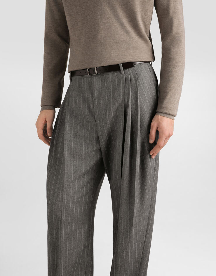 Dolce & Gabbana Pinstripe virgin wool trousers  GP13CTFR23W