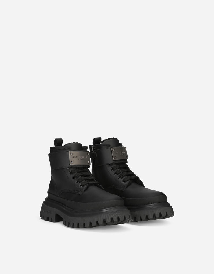 Dolce&Gabbana Calfskin ankle boots Black DA5155AA626