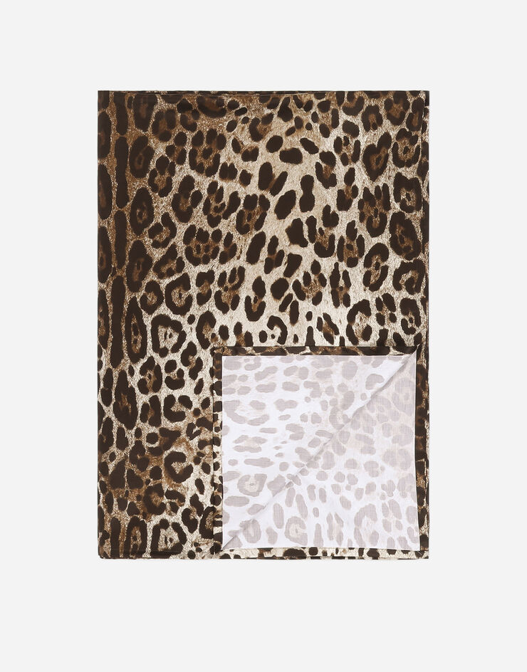 Dolce & Gabbana Cotton Sateen Fitted Sheet Multicolor TCE048TCAKF