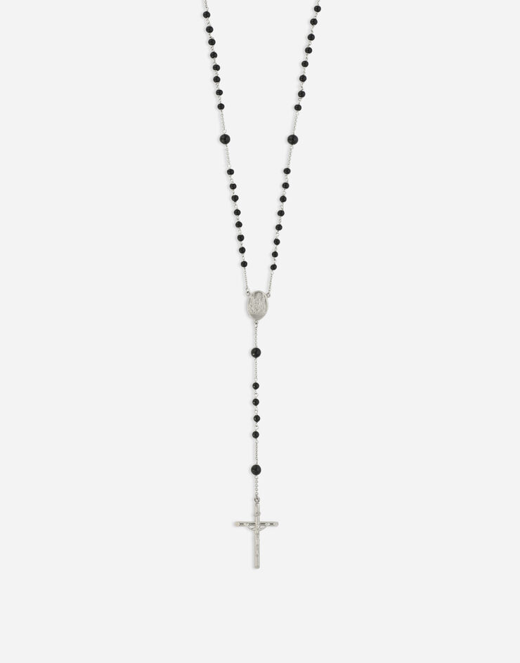 Dolce & Gabbana KIM DOLCE&GABBANA Long rosary necklace Silver WNP4C3W1111