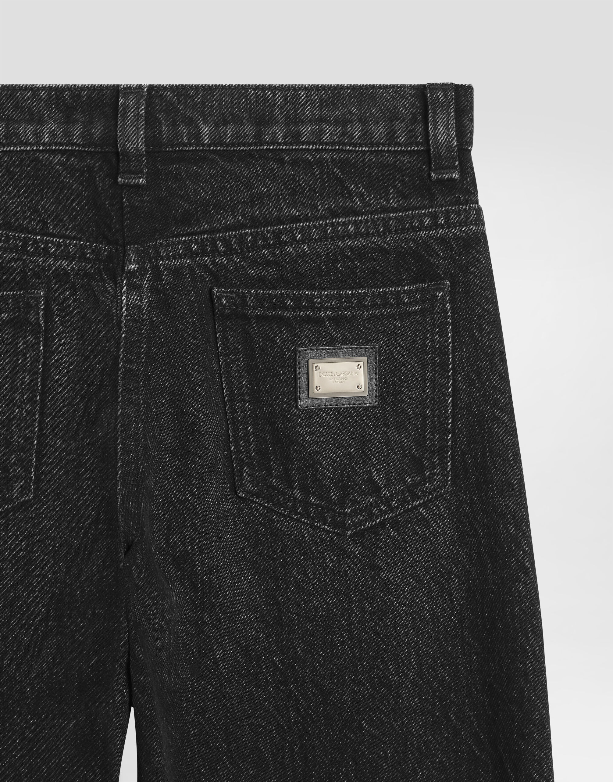 Multicolorのガールズ 5ポケット デニム パンツ | Dolce&Gabbana®