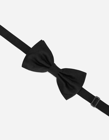 Dolce & Gabbana Silk satin bow tie Black GR053EG3UBG