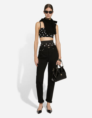 Dolce & Gabbana Boyfriend jeans Multicolor FTAIADG8KD1