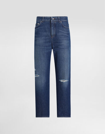 Dolce & Gabbana Boyfriend jeans Multicolor F9S20DG8ML9