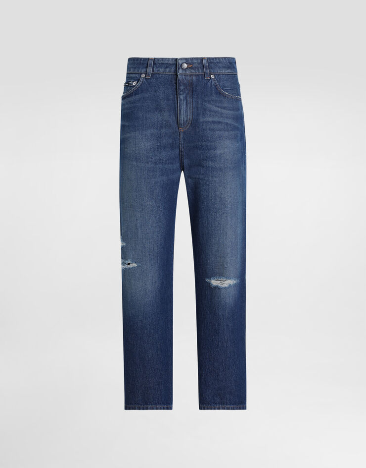Dolce & Gabbana Jeans boyfriend in denim Multicolore FTC7CDG8MR2