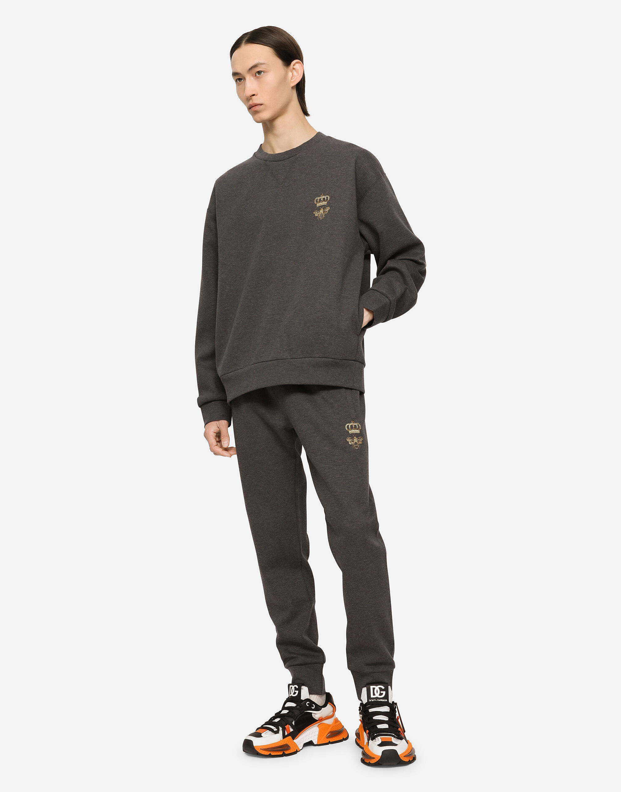 Dolce and gabbana deals grey sweatshirt