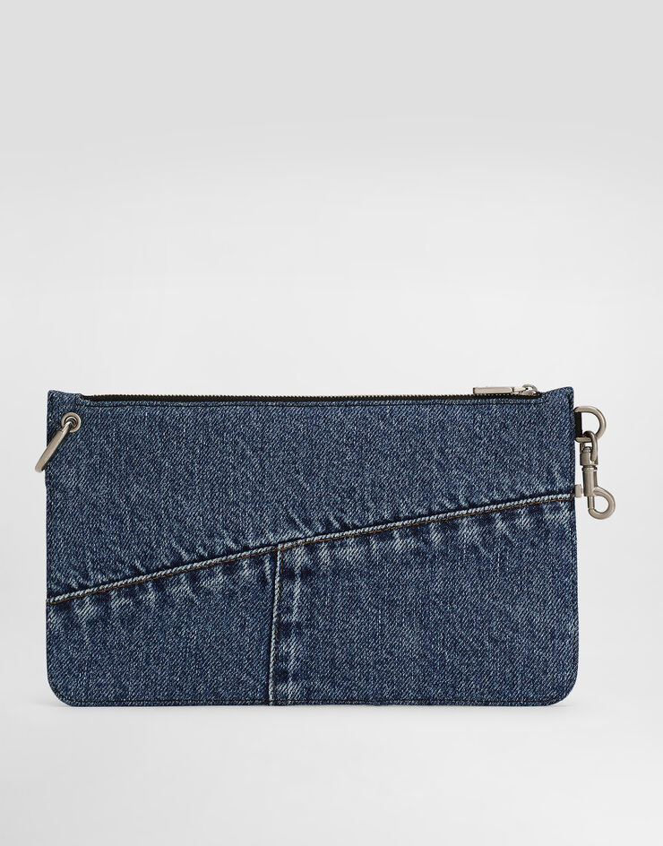 Dolce & Gabbana デニム ポーチ Blue BP3343AQ760