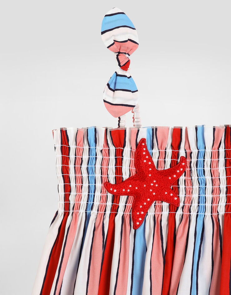 Dolce & Gabbana Striped poplin dress Multicolor L54DE0HS5UN