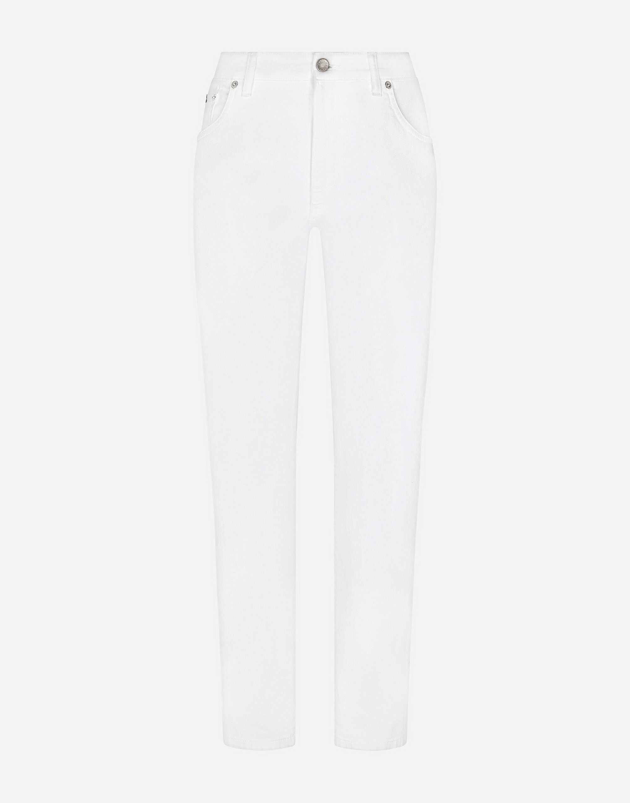デニム・ジーパン DOLCE & GABBANA Woman Jeans White FTCS0DG8IB7 S9001 Denim jeans in Blue for Women | Dolce&Gabbana® US