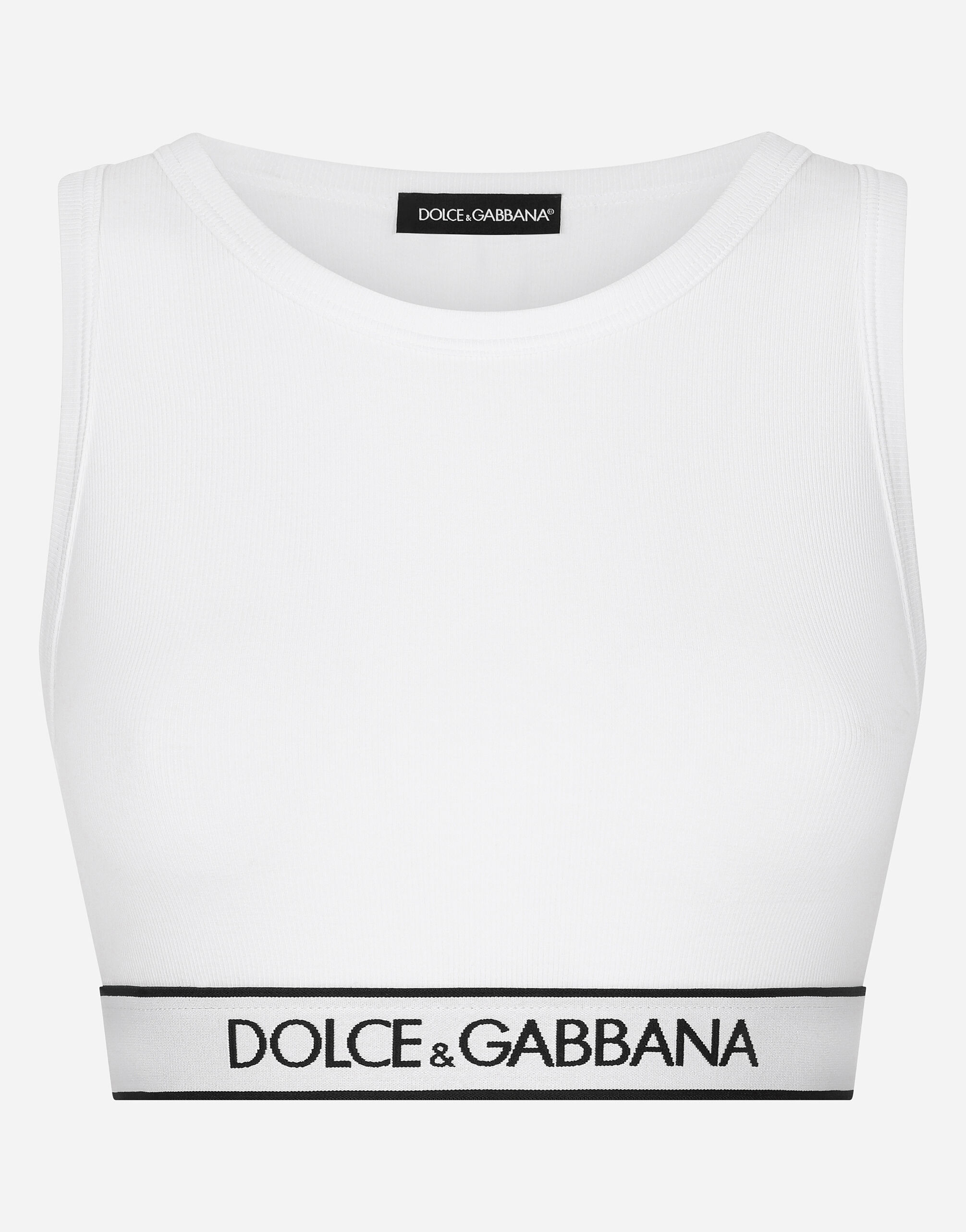 Crop top deals dolce gabbana