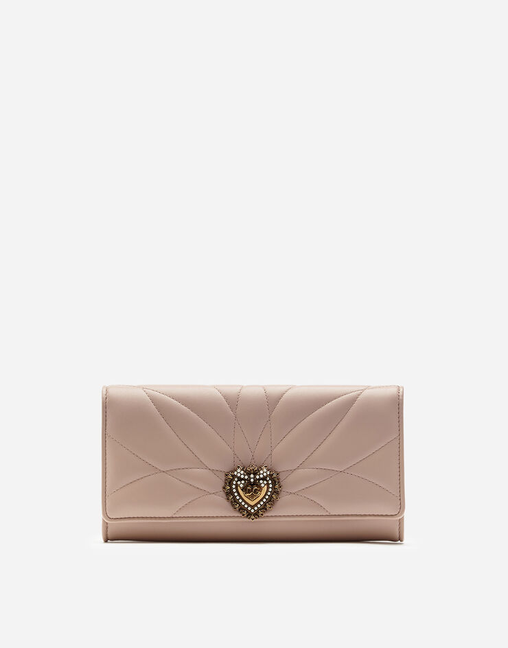 Dolce & Gabbana DEVOTION コンチネンタルウォレット ラージ 淡いピンク BI1268AV967