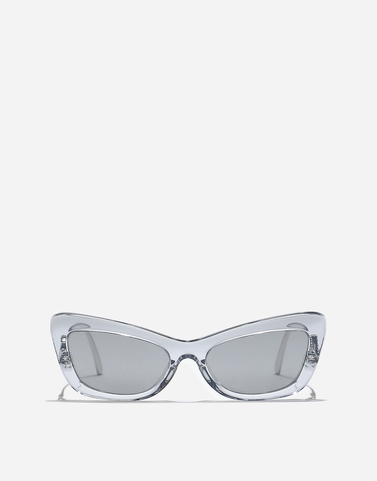 Dolce & Gabbana Sonnenbrille DG Crystal Transparentes Grau VG4467VP16G