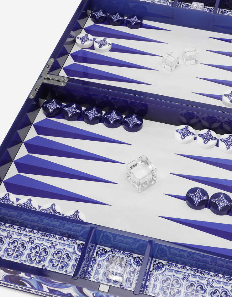 Dolce & Gabbana Plexiglass Backgammon Set Dolce & Gabbana Plexiglass Backgammon Set Multicolor TCC213TCAMY