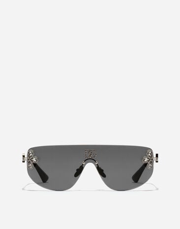 Dolce & Gabbana DG Crystals Sonnenbrille Dolce & Gabbana DG Crystals Sonnenbrille Schwarz VG2333VM66G