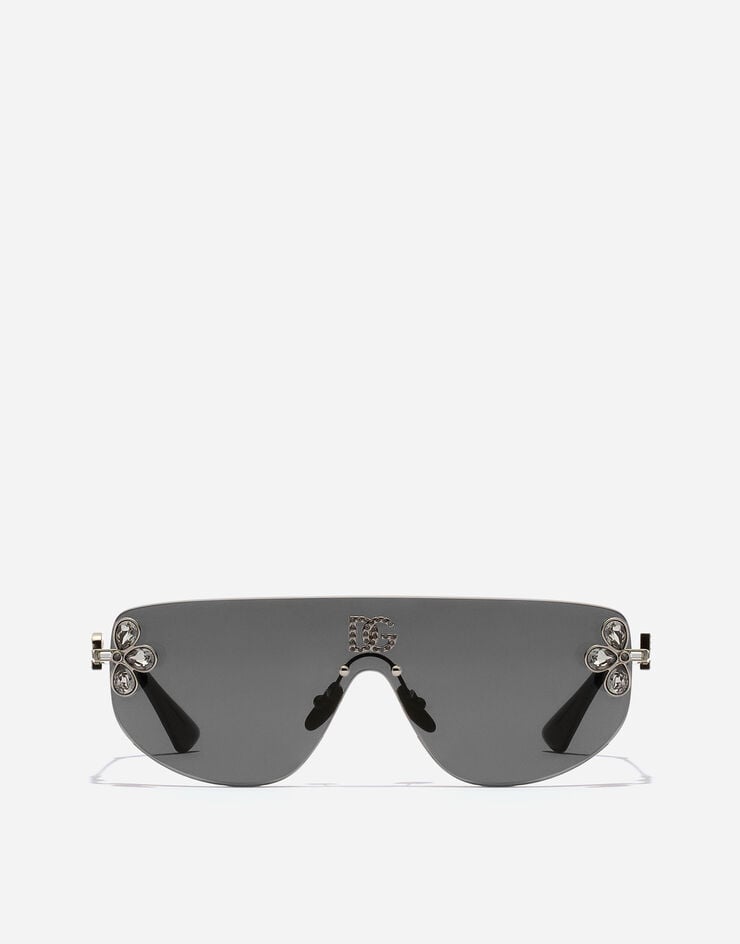 Dolce & Gabbana DG Crystals Sunglasses Dolce & Gabbana DG Crystals Sunglasses Black VG2333VM66G