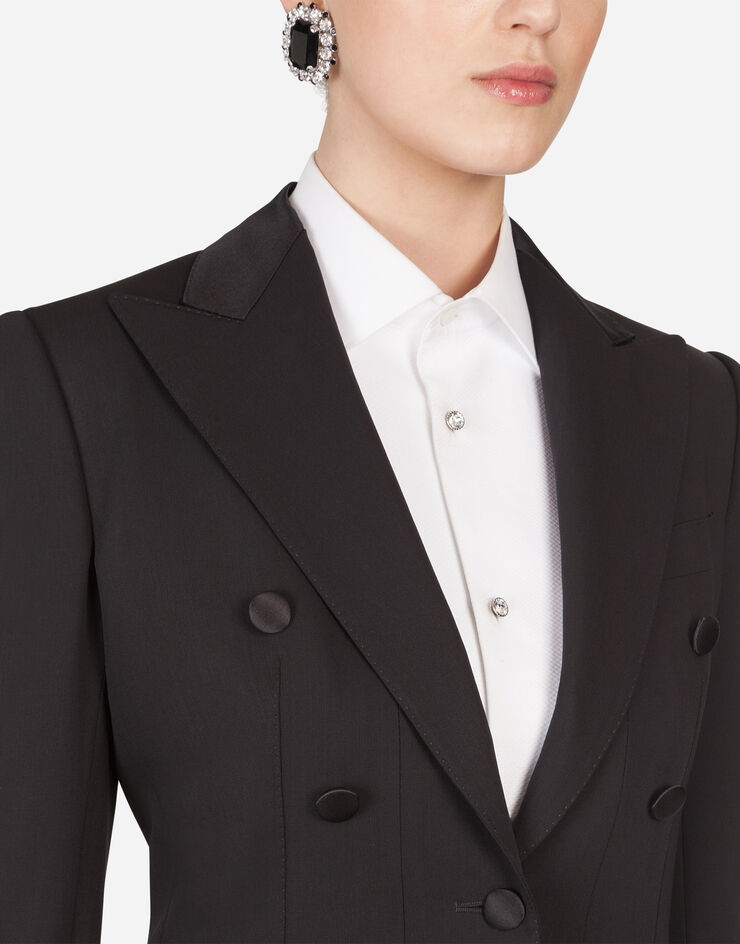 Dolce & Gabbana Woolen fabric tailcoat BLACK F29DATFU2KF
