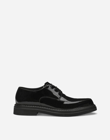 Dolce & Gabbana Patent leather Derby shoes Black A10782AB640