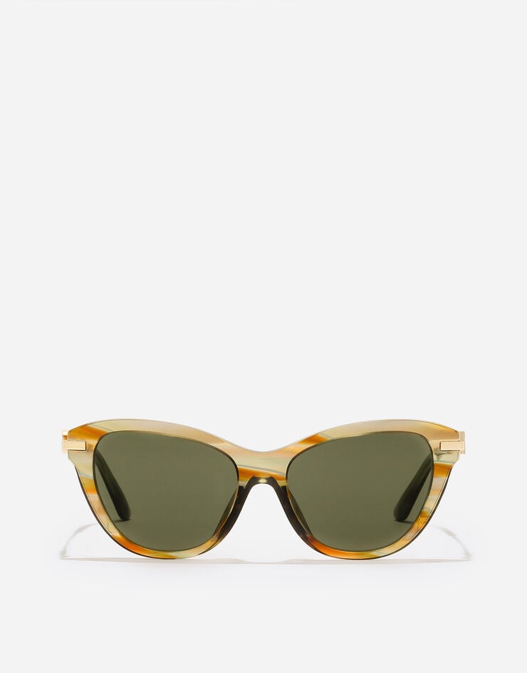 Dolce & Gabbana DG Glow Sunglasses Striped green transparent VG4534VP571