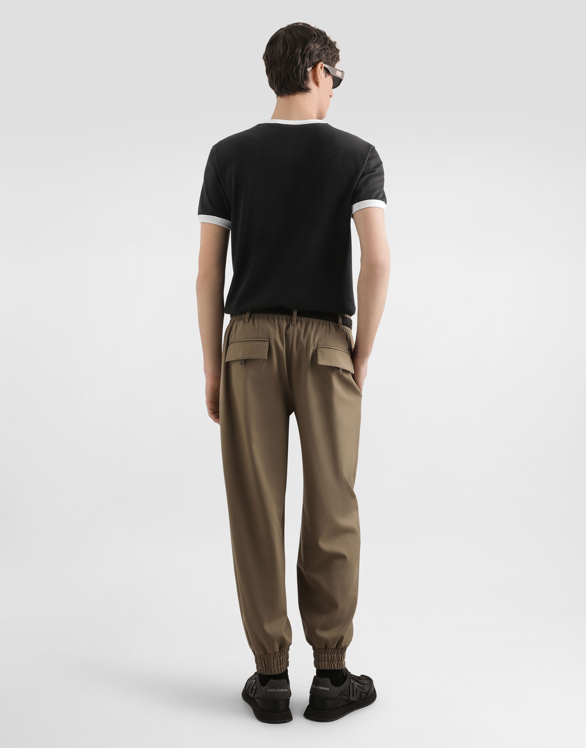 【Dolce&Gabbana】フロック プリント コットン Tシャツ Blackのメンズ フロックプリント コットン Tシャツ | Dolce&Gabbana®