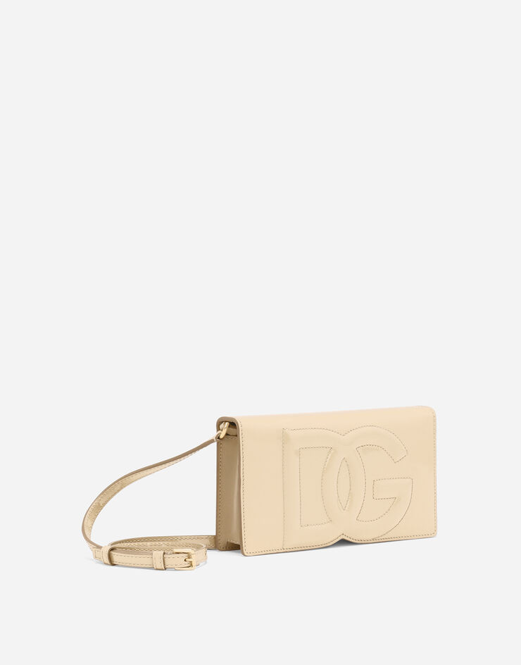 Dolce&Gabbana Phone bag DG Logo Beige BI3279A1471