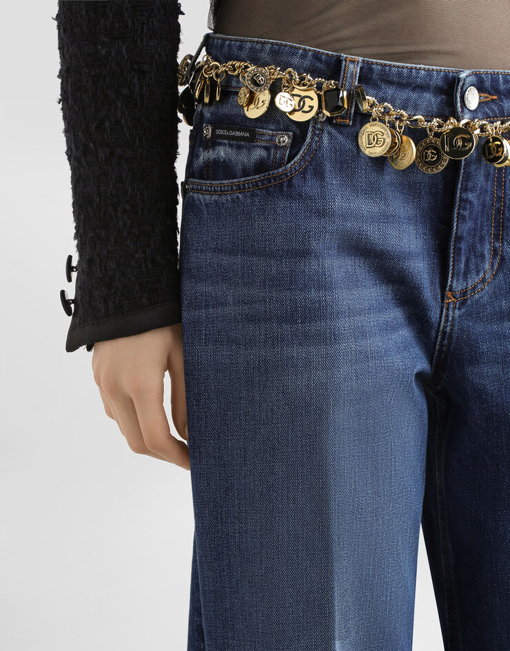Dolce & Gabbana 5-pocket denim trousers Multicolor FTC8CDG8NC6
