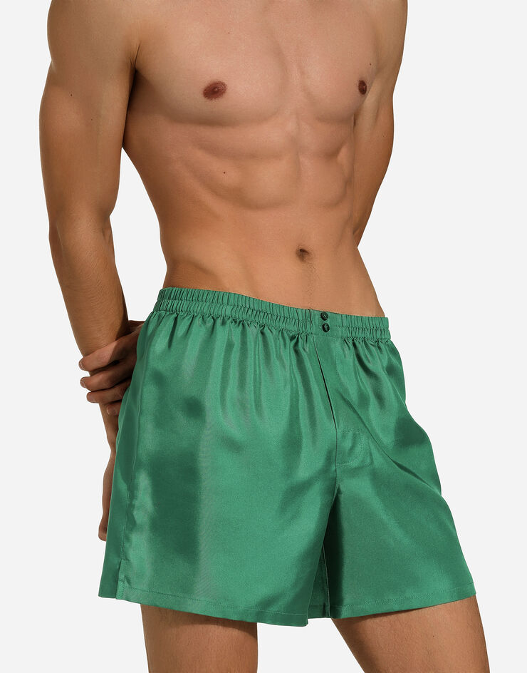 Dolce & Gabbana Silk shorts Multicolor M3A12TFU1S4