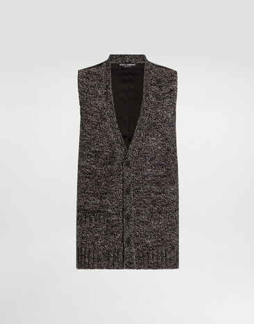 Dolce & Gabbana Smoothwool vest Multicolor GXT45TJGMBT