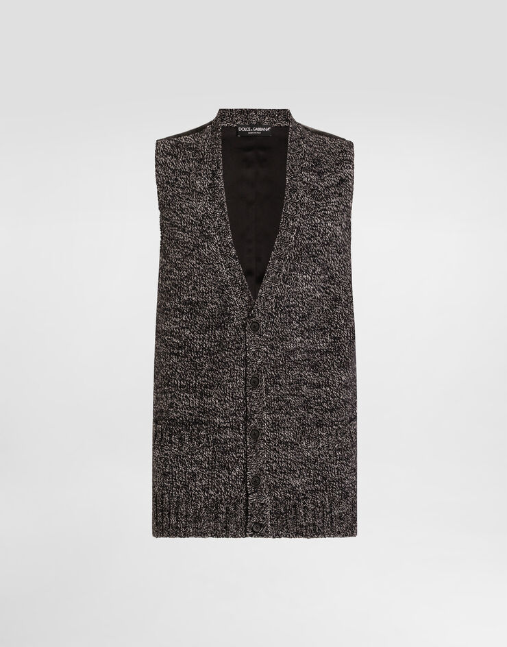 Dolce & Gabbana Smoothwool vest Dolce & Gabbana Smoothwool vest Multicolor GXT45TJGMBT