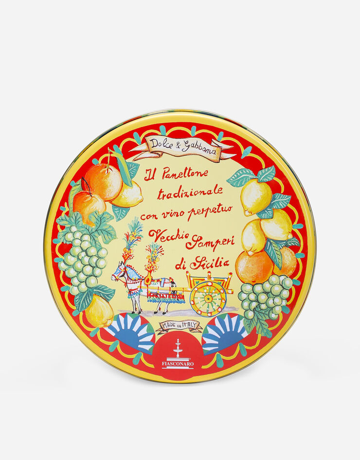 Dolce & Gabbana Traditional Panettone with perpetual Vecchio Samperi wine Blue PN1030BLU10