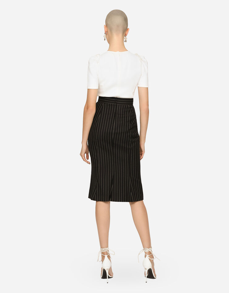 Dolce & Gabbana Cady midi pencil skirt 멀티 컬러 F4BMQTFR2XI
