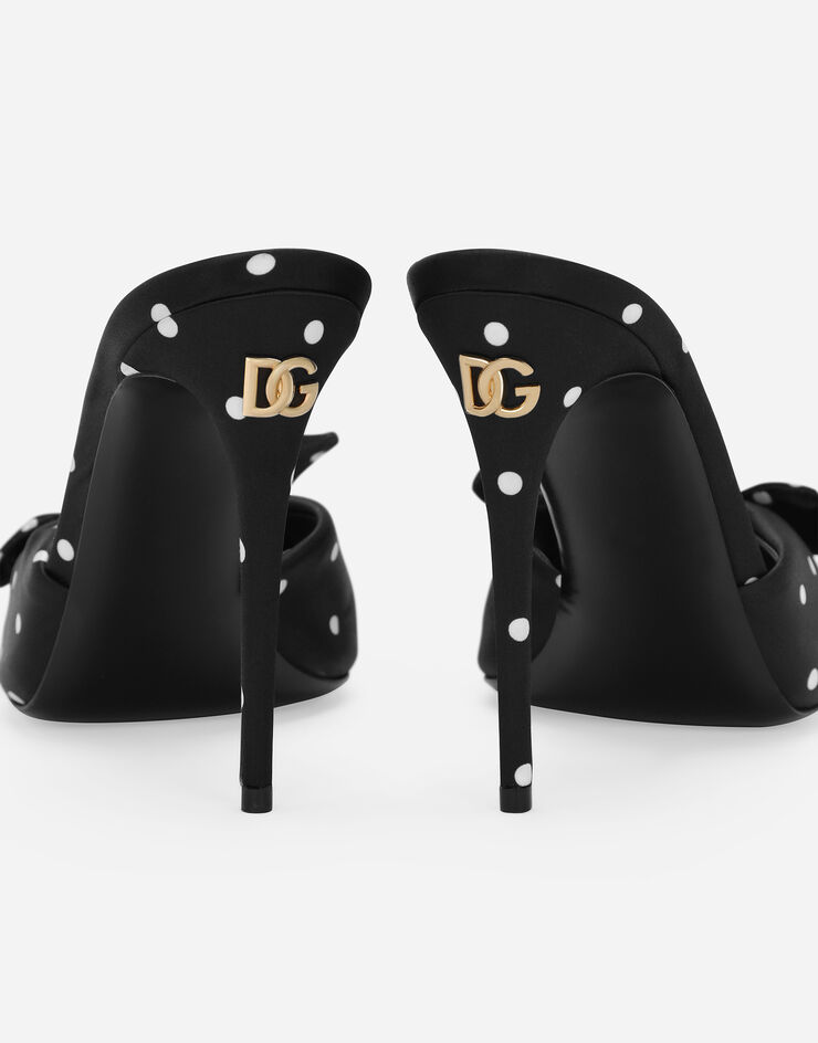 Dolce & Gabbana Mule de raso estampado Imprima CR1750AV885