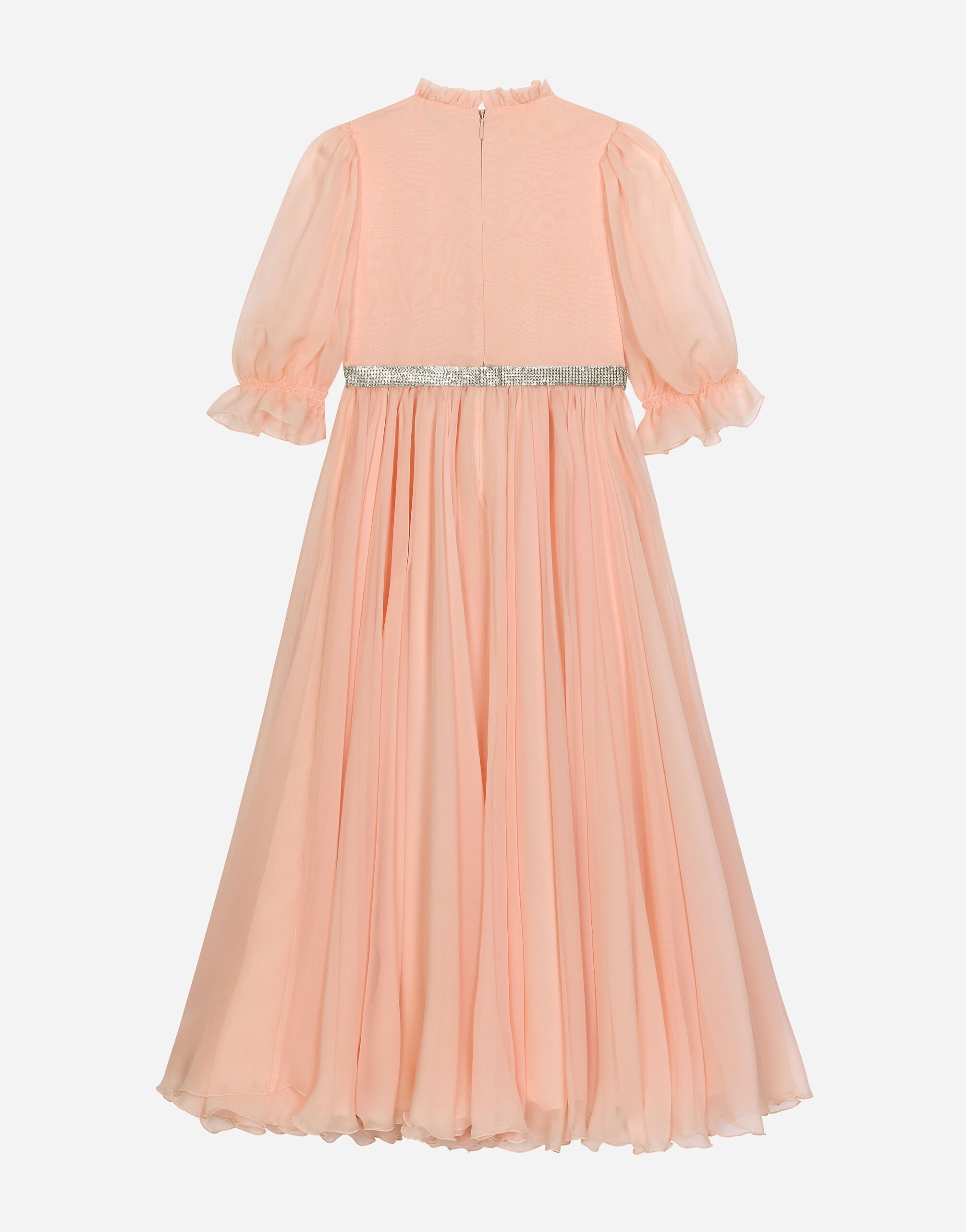 Dolce&Gabbana★素敵！Pink Crepe Di Lana Dress DOLCE & GABBANA Dress Pink Lily Viscose Sheath Stretch Midi