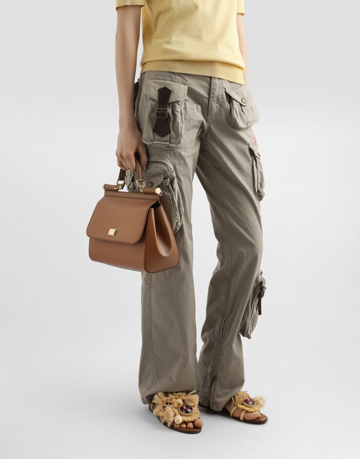 Dolce & Gabbana Large Sicily handbag Brown BB6002B1001