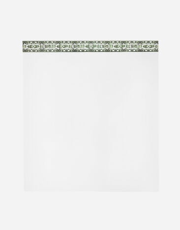 Dolce & Gabbana Cotton Sateen Flat Sheet Multicolor TCE047TCAKF