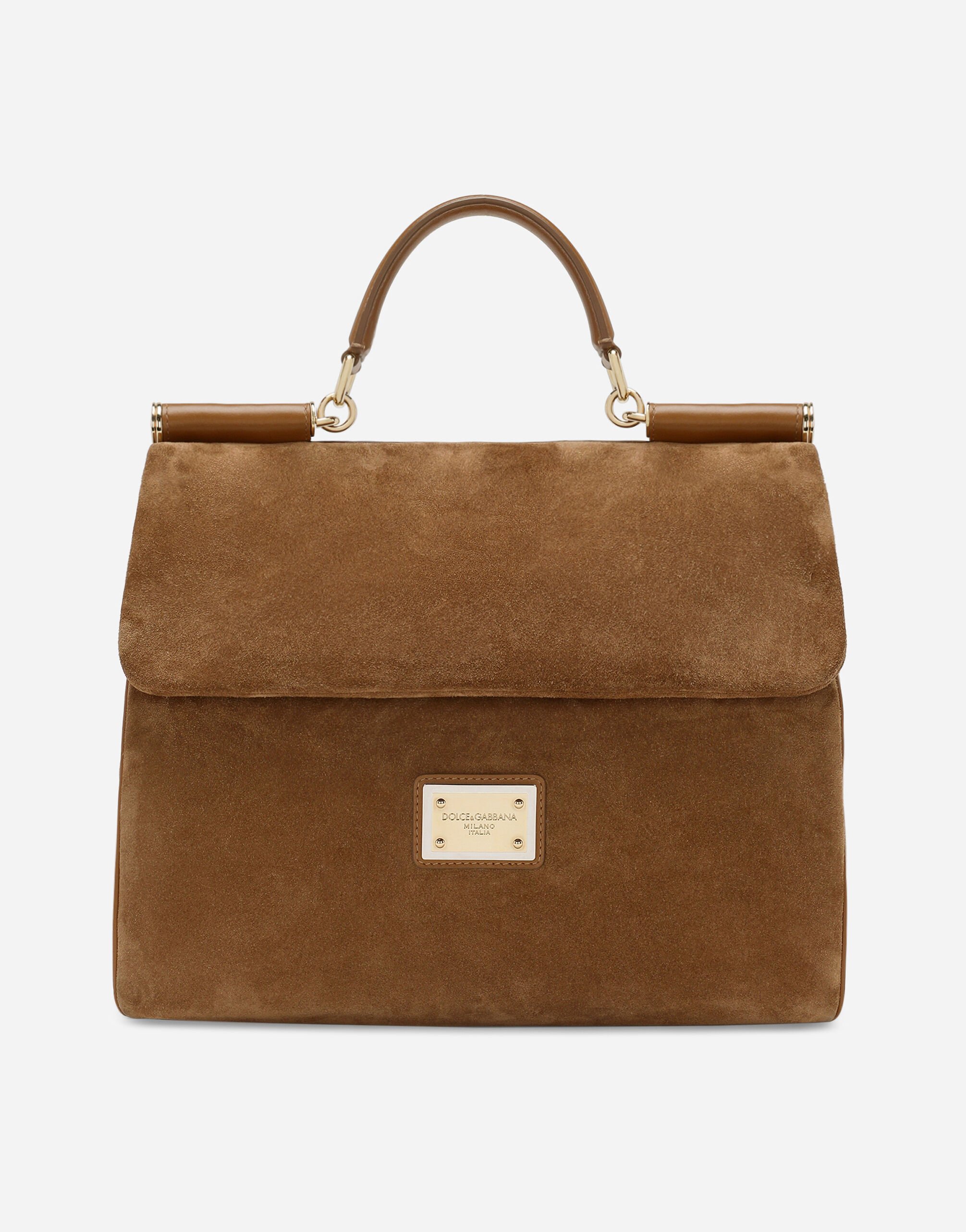 Dolce & Gabbana Large Sicily Soft handbag Beige BB6003AI413