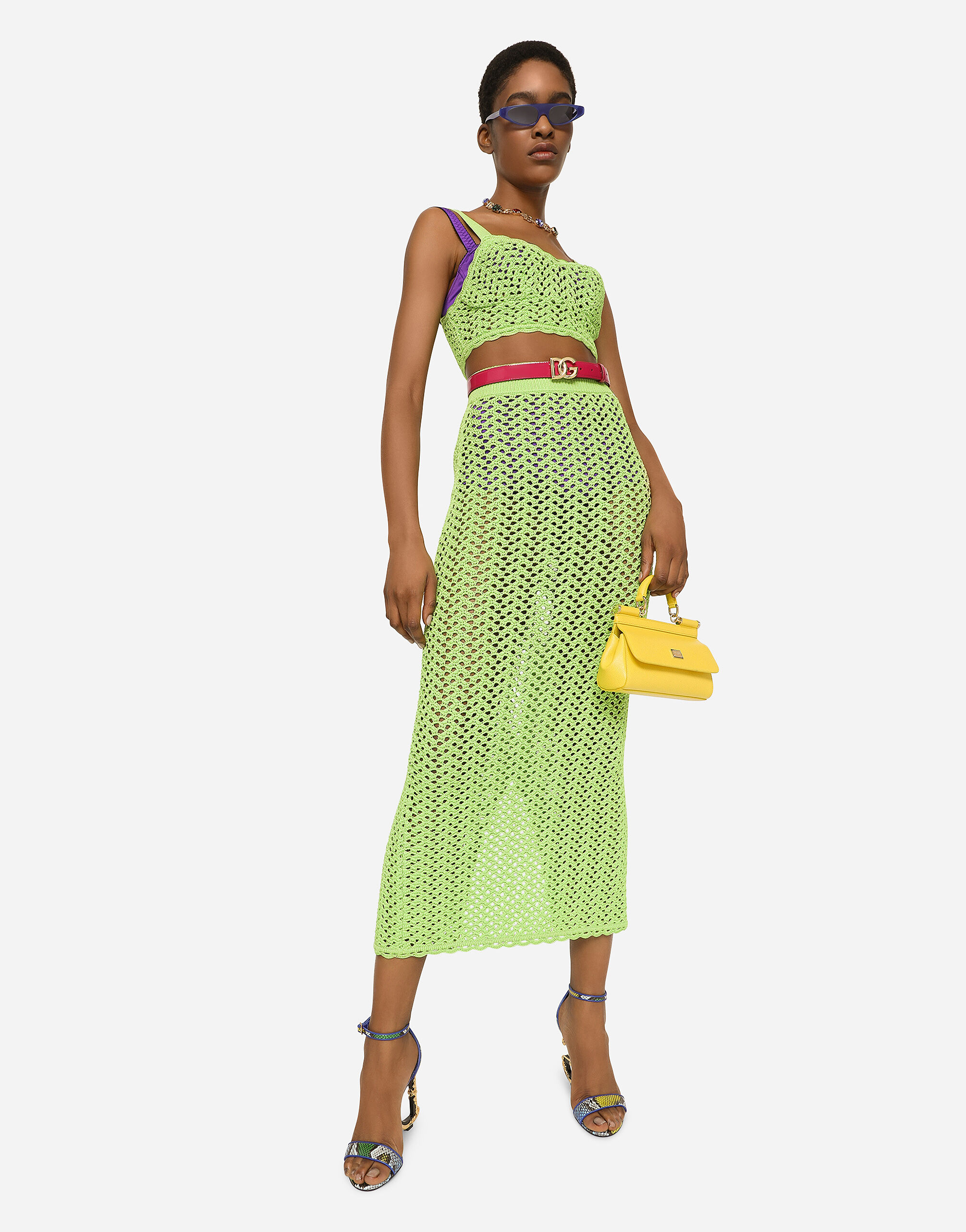 Small Sicily handbag in Yellow for Women | Dolce&Gabbana® US