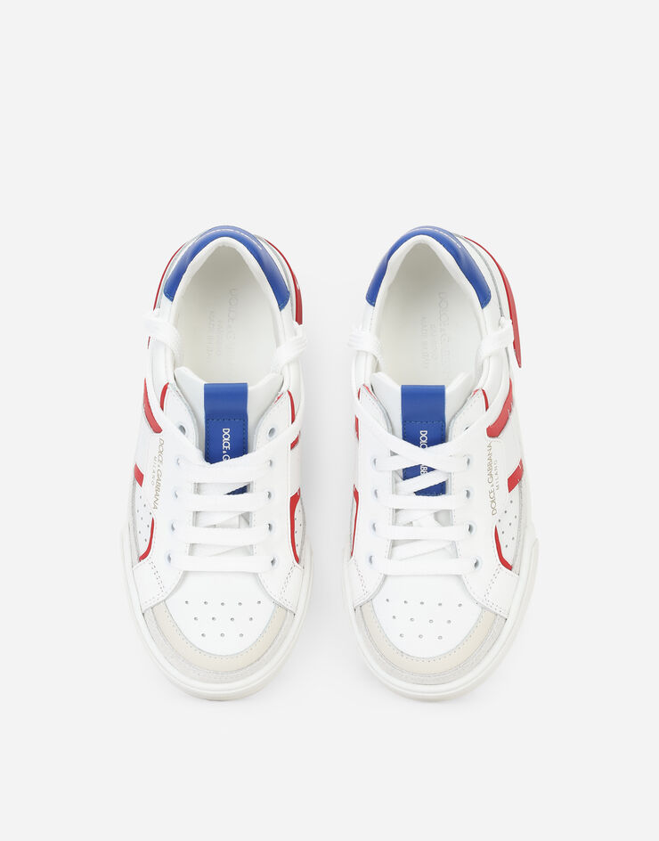 Dolce & Gabbana Snk Bassa Allacciata White/Azure DA0998AO806