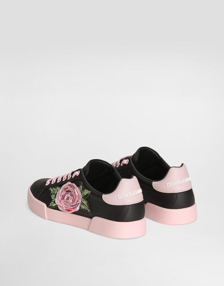 Dolce & Gabbana Zapatilla Portofino Light en piel de becerro Multicolor CK2318A6O56
