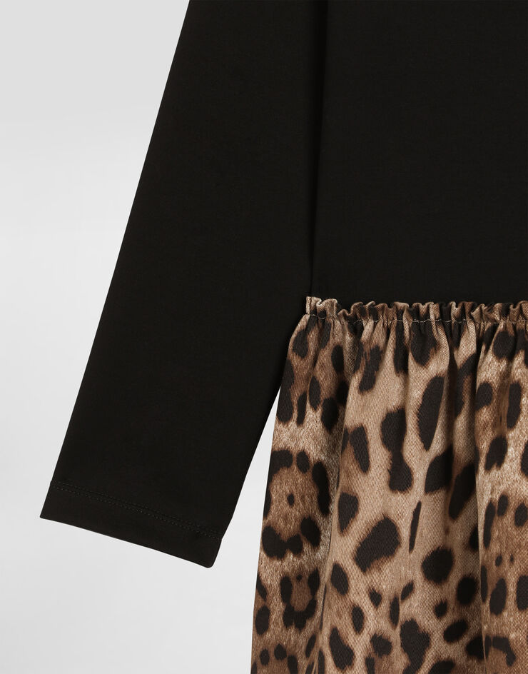 Dolce & Gabbana Leopard-print dress Multicolor L5JDAWG7PRY