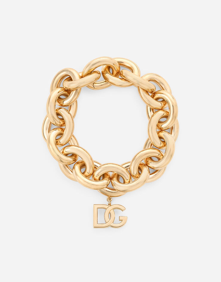 Dolce & Gabbana Bracciale Logo in oro giallo 18kt Oro Giallo WBMZ4GWYE01