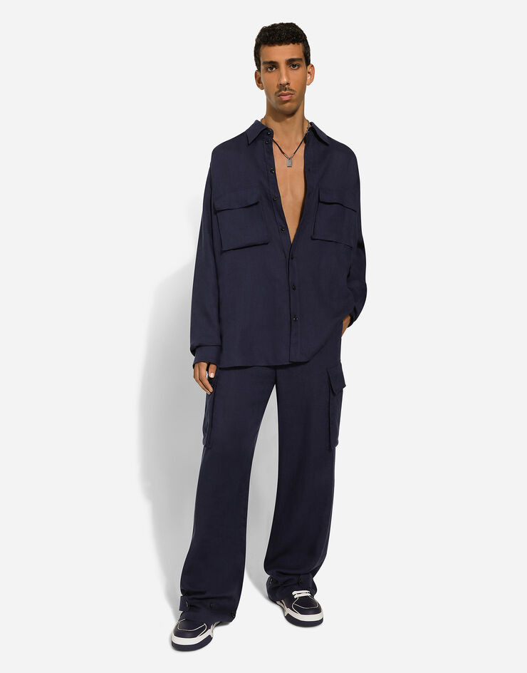 Dolce & Gabbana “Marina” cord necklace 蓝 WNQ1M2W1111