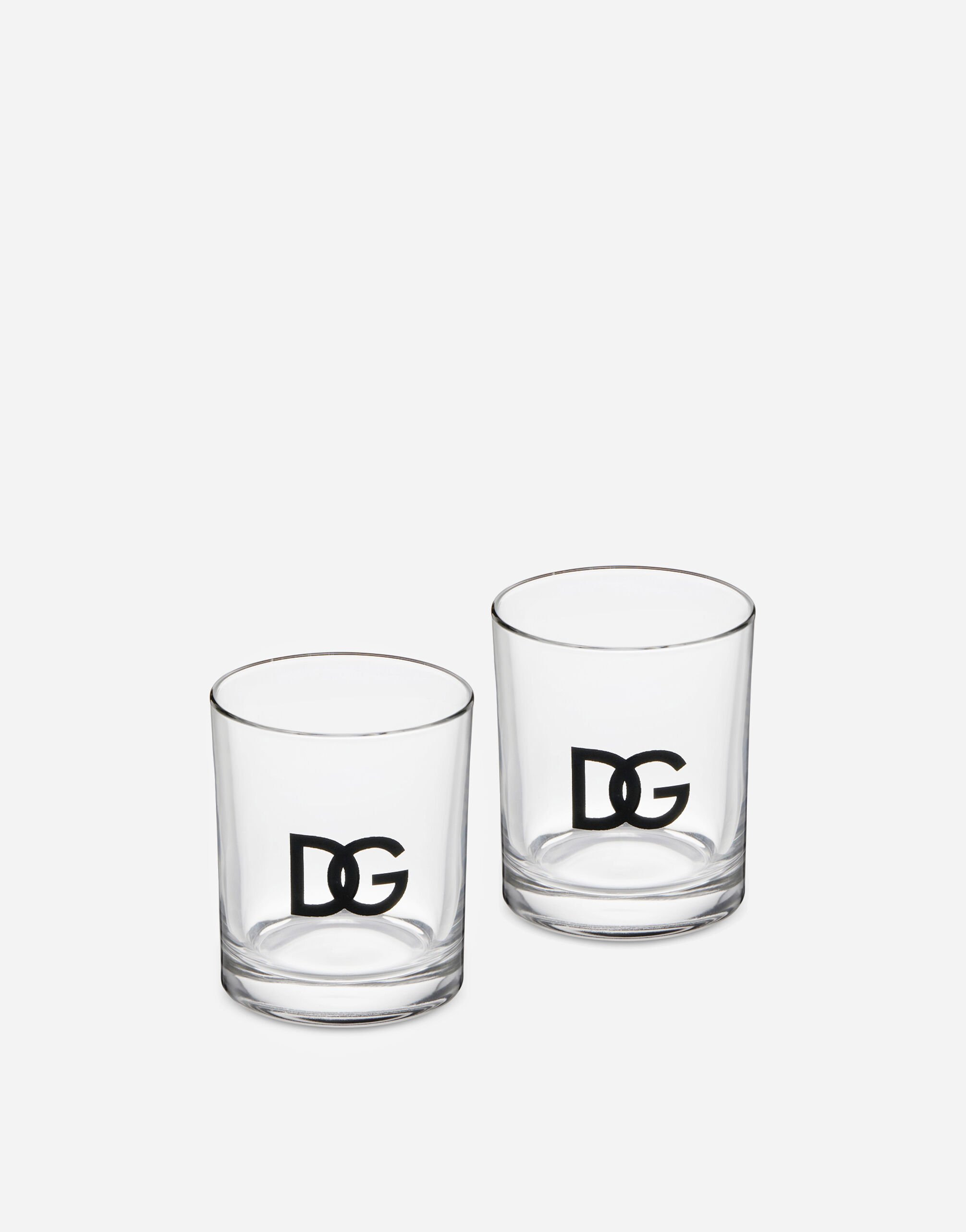 Dolce & Gabbana Juego de 2 vasos de agua Multicolor TCBS14TCAI2