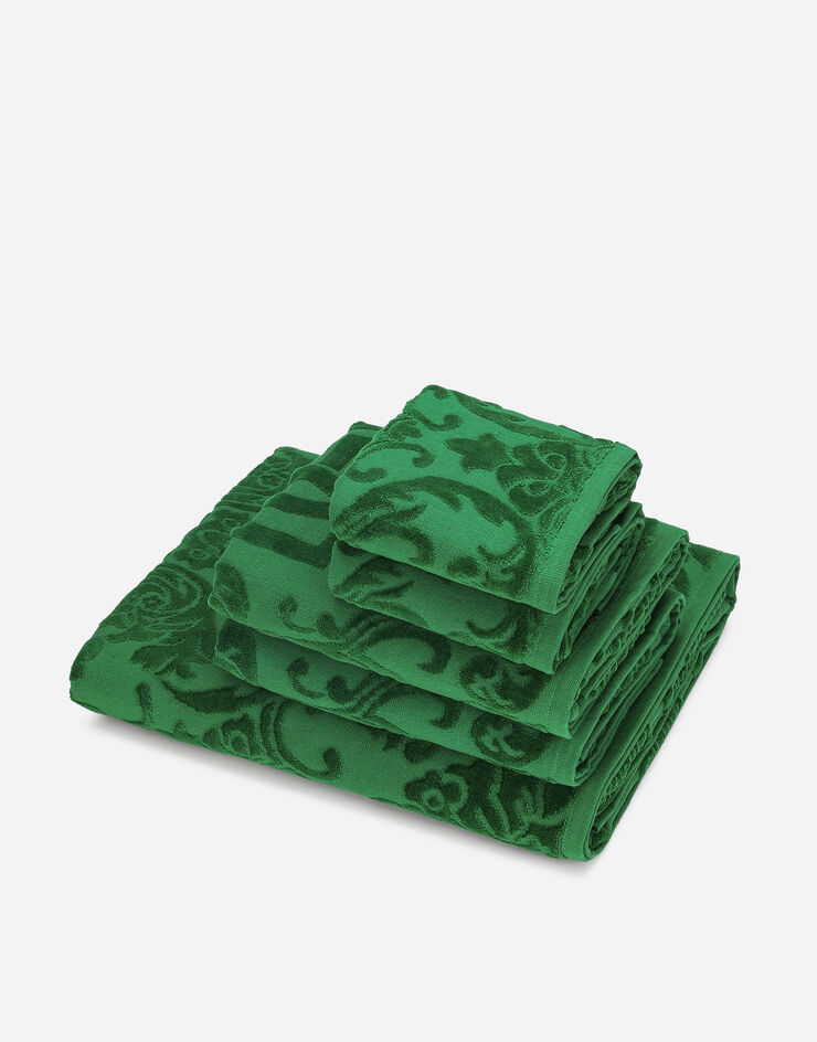 Dolce & Gabbana Set 5 Cotton Terry Towels Multicolor TCFS01TCAGB